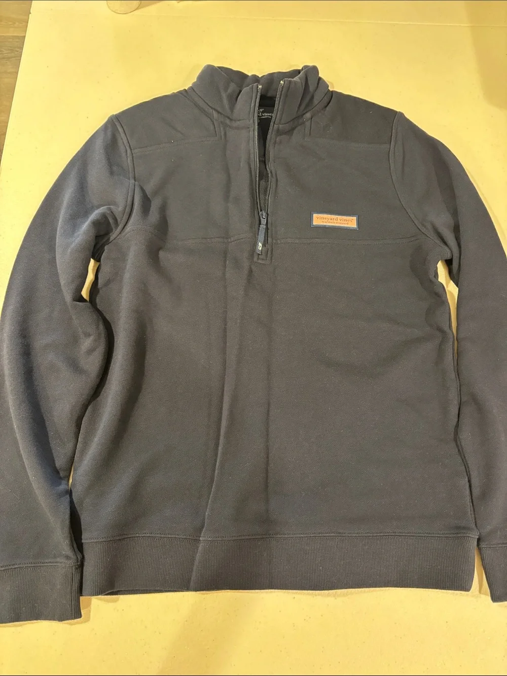 Vineyard Vines Kid’s Navy Quarter-Zip Pullover